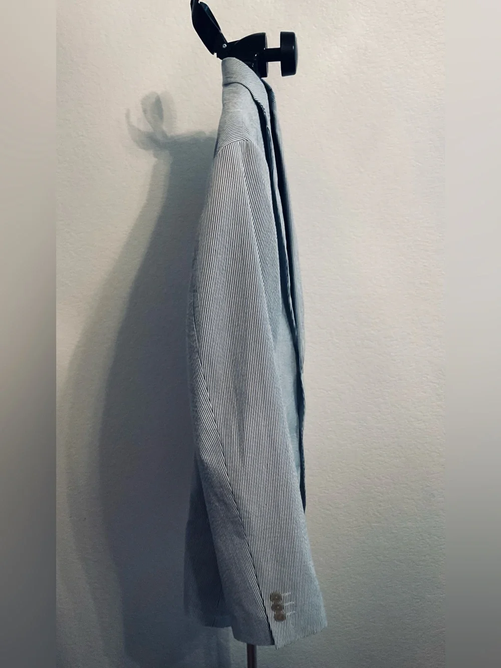 Jos. A. Bank Light Blue Seersucker Sport Coat - Two-Button Blazer